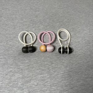 Amazon Basics 15” Curtain Holdback White & Pink Ropes 3 PCS. Set